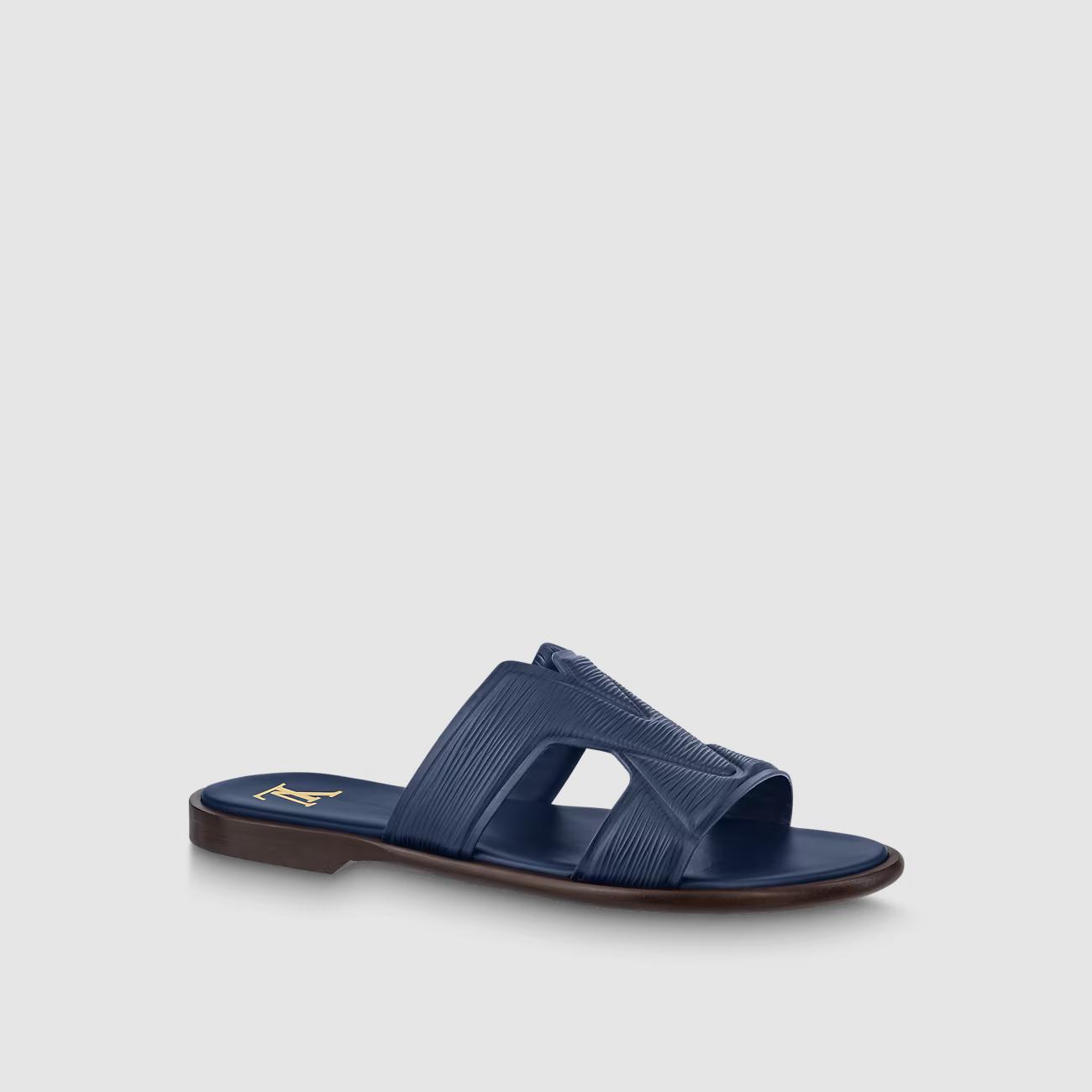 Dép Louis Vuitton Oasis Mule Nam Xanh Marine